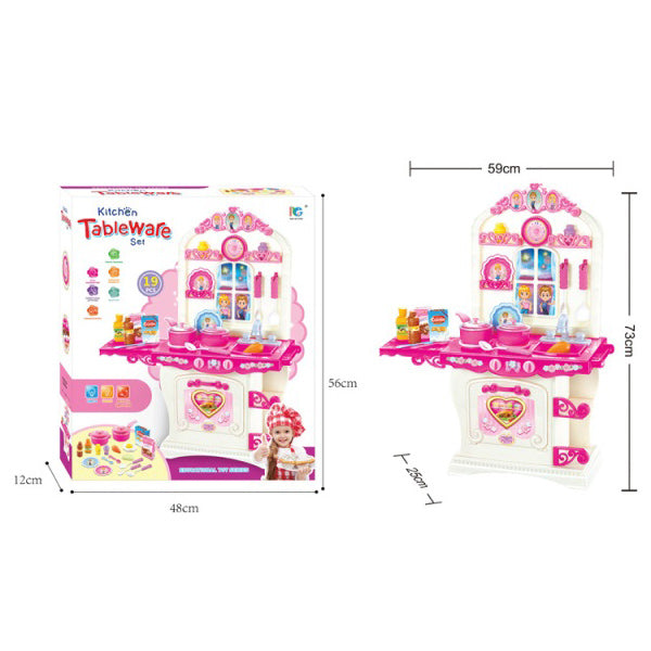 Pretend Play Kitchen Tableware Set