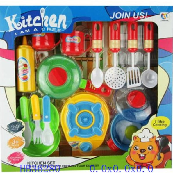 Pretend Play Kitchen Set