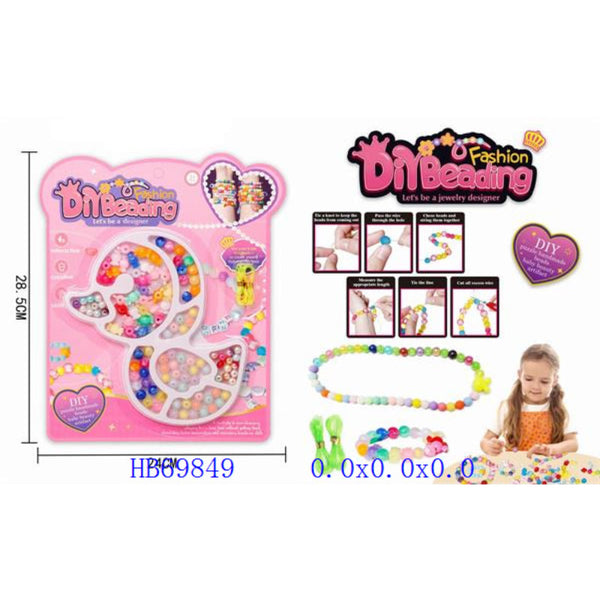 Girls Beads DIY Jewelry Kit