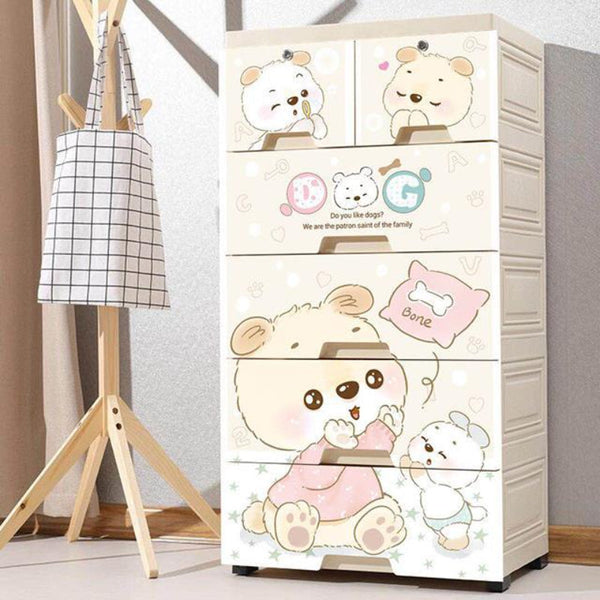 Baby Bear Cartoon Storage Cabinet