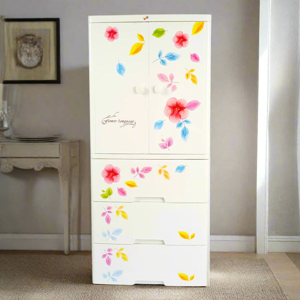 Blossom Storage Cabinet (Wardrobe + Cupboard)