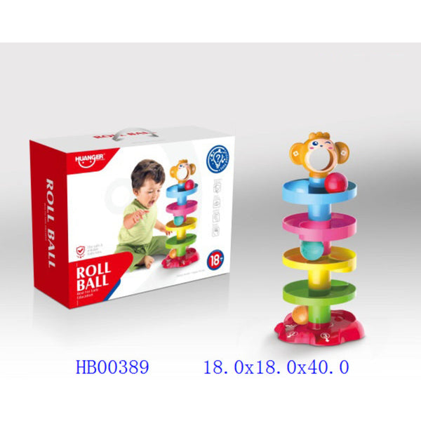 Colorful 5-Layer Roll Ball Play Set