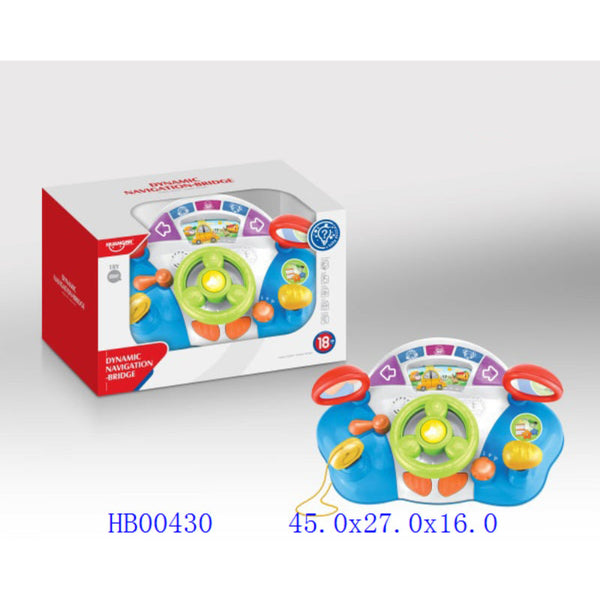 Steering Wheel Toy with Light & Music