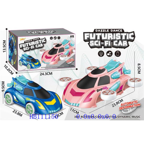 Dazzle Dance Futuristic Sci-Fi Car