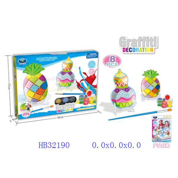 8-Piece Graffiti Painting DIY Decoration Set
