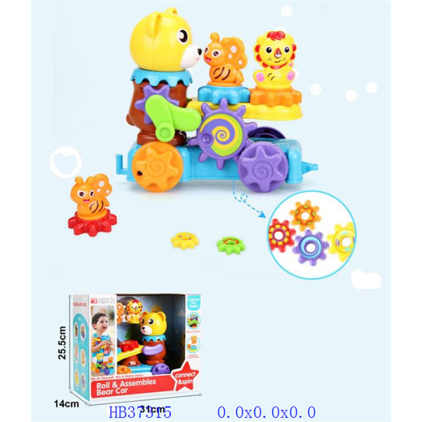 Roll & Assemble Bear Car