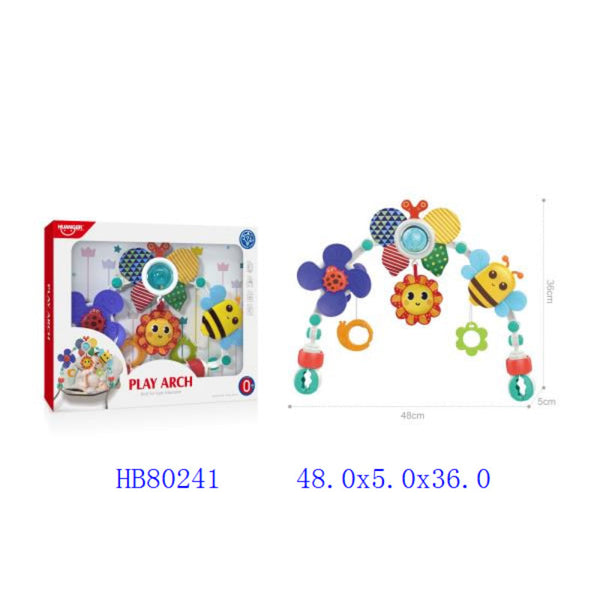 Baby Activity Play Arch with Hanging Rattles
