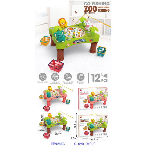 Kids Musical Electric Fishing Game Table