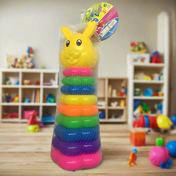 9-Layer Bunny Stacking Ring Tower