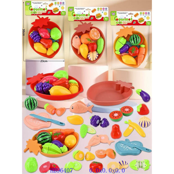 Fruit & Vegetable Cutting Play Set