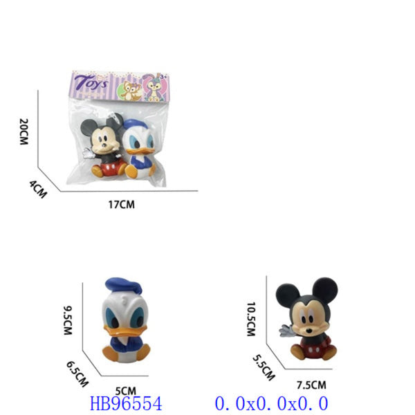 Disney Rubber Bath Toy - Set of 3