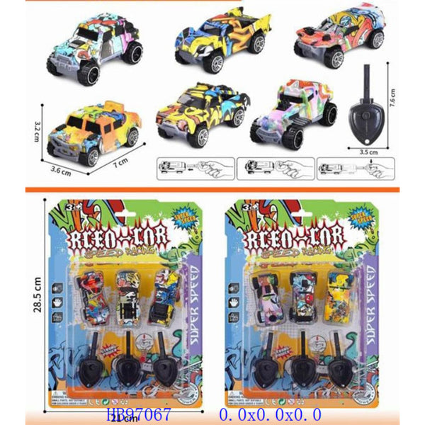 Key Powered Race Dinky -  Set of 3