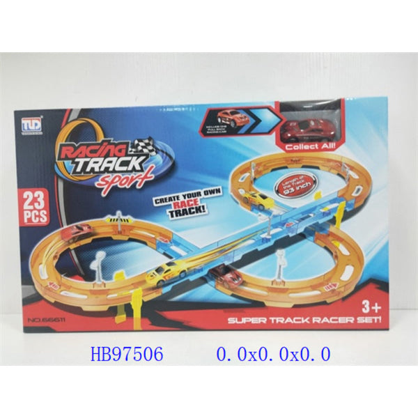 23-Piece Pull Back Super Racing Track