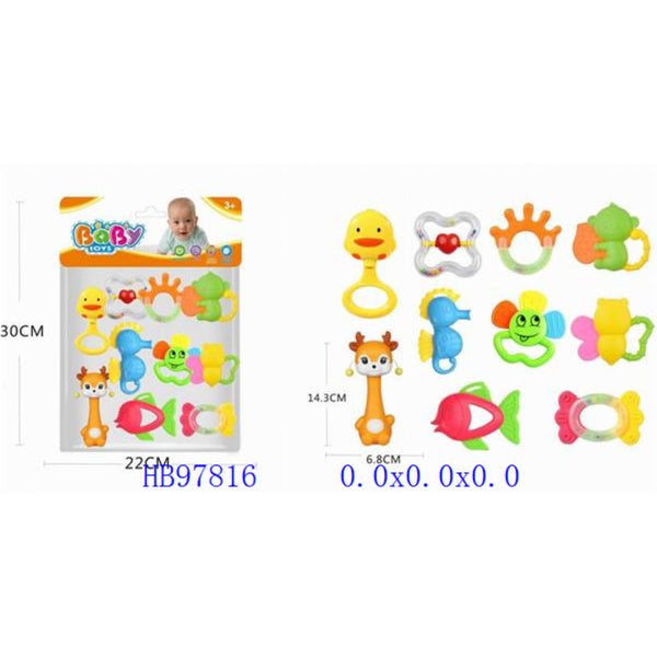 Baby Rattles Toys - Set of 10