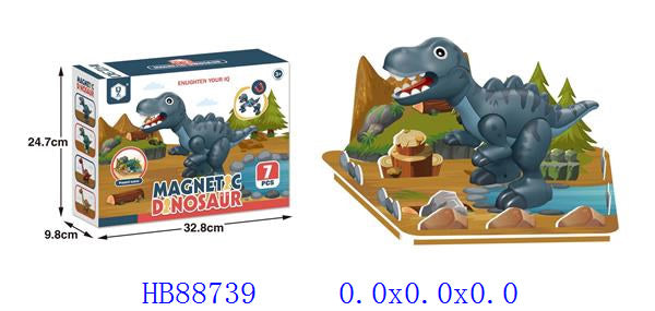 Magnetic Dinosaur DIY Toy