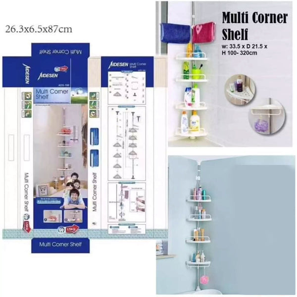 Multi-Purpose Corner Shelf