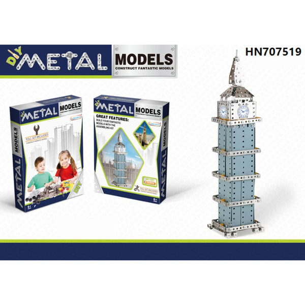 Metal Model Tower DIY Building Set