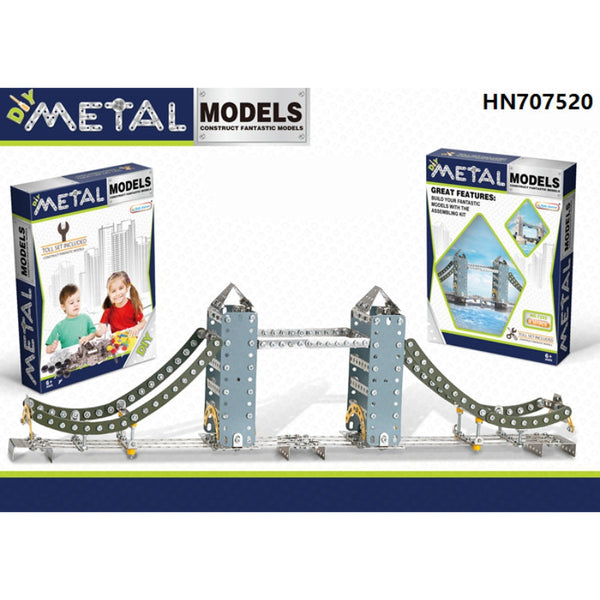 Metal Bridge Model DIY Building Set