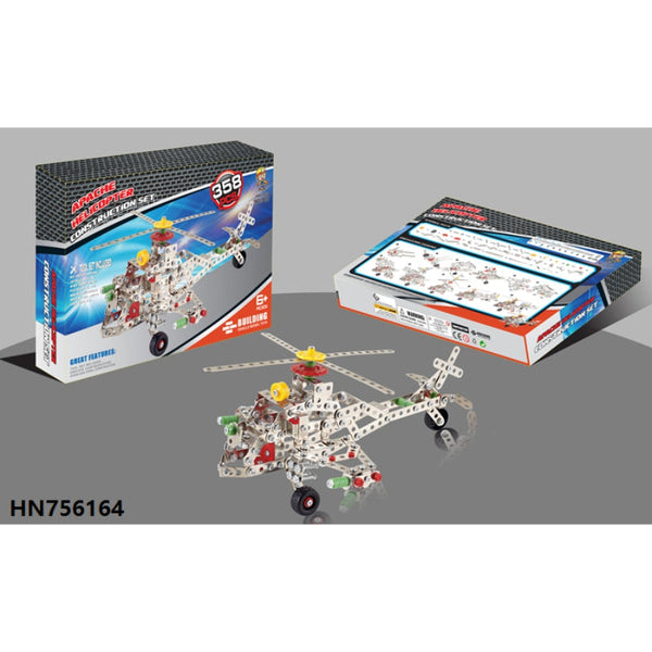 Apache Helicopter DIY Building Set -358 Pcs/Set