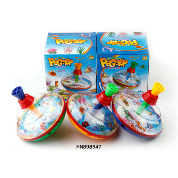 Hand-Push Spinning Top Toy