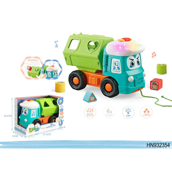Friction-Powered Engineer Assembly Truck with Lights & Sounds