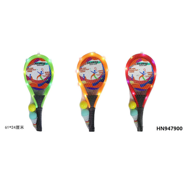 Plastic Racket Pair With 2 Balls