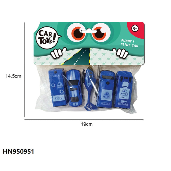 Dinky Slide Vehicle Toys - Set of 5