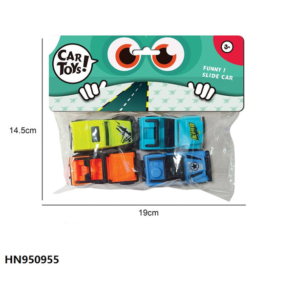 Dinky Slide Vehicle Toys - Set of 4