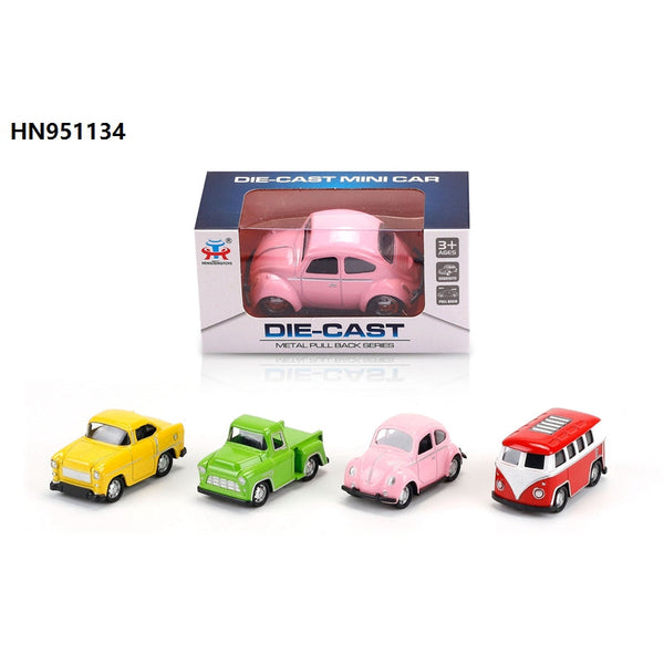 Die-Cast Metal Pull Back Vehicle