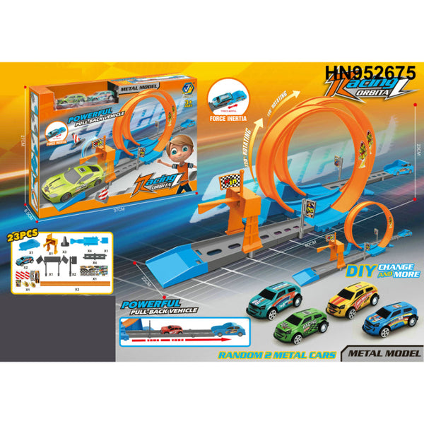 Pull Back Toy Cars with Loop Track