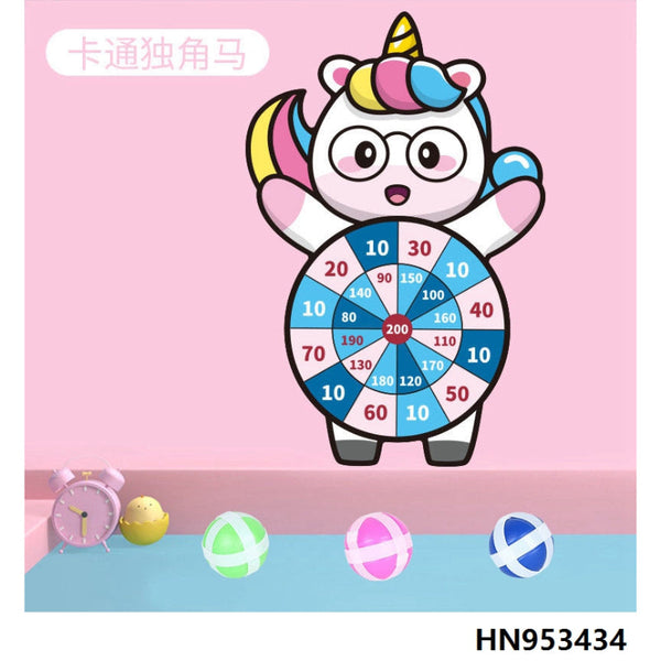 Stick Ball Unicorn Dart Board