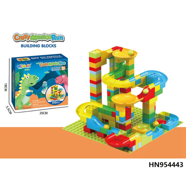 Crazy Marble Run DIY Building Blocks Set - 170 Pcs/Set