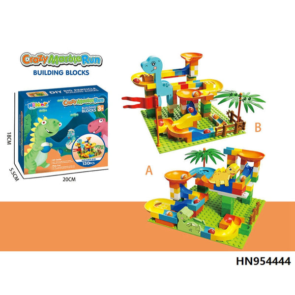 Crazy Marble Run DIY Building Blocks Set - 130 Pcs/Set