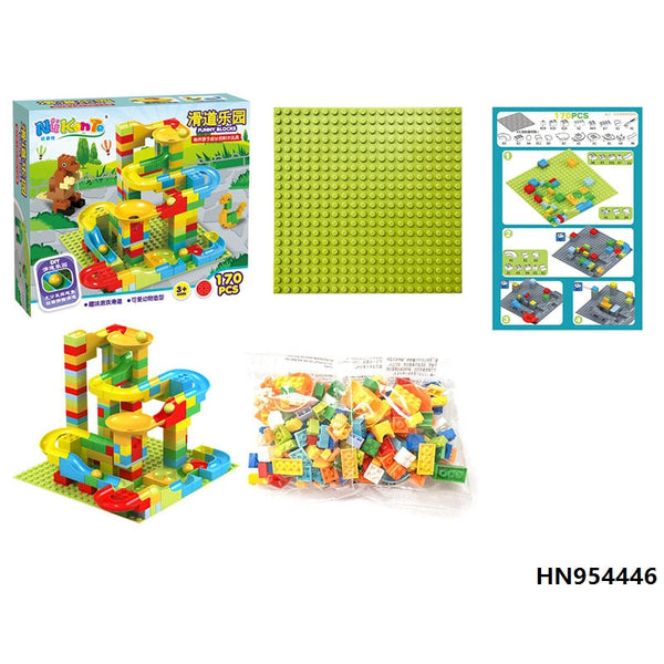 Crazy Marble Run DIY Building Blocks Set - 170 Pcs/Set
