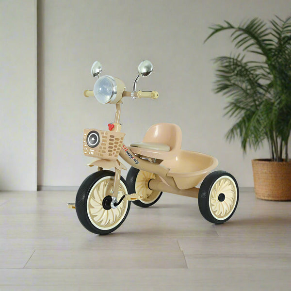 Retro Style Kids Tricycle with Light