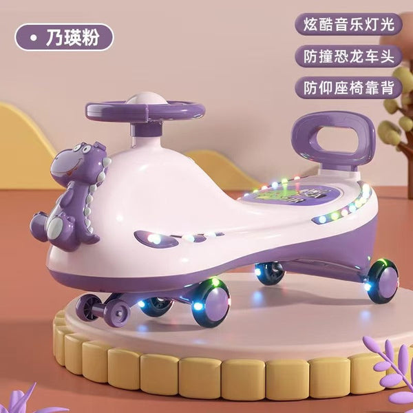 Dino Twist Car with Flashing Lights