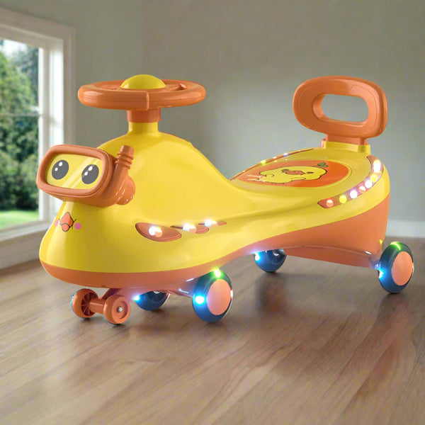 Diving Fish Twist Car with Flashing Lights