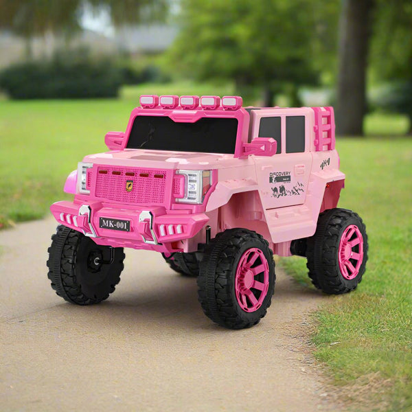 Discovery 4x4 12V Kids Electric Ride-On Jeep for Girls – Dual 380 Motors