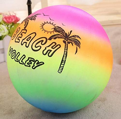 Colorful Rainbow Color Inflatable Beach Ball