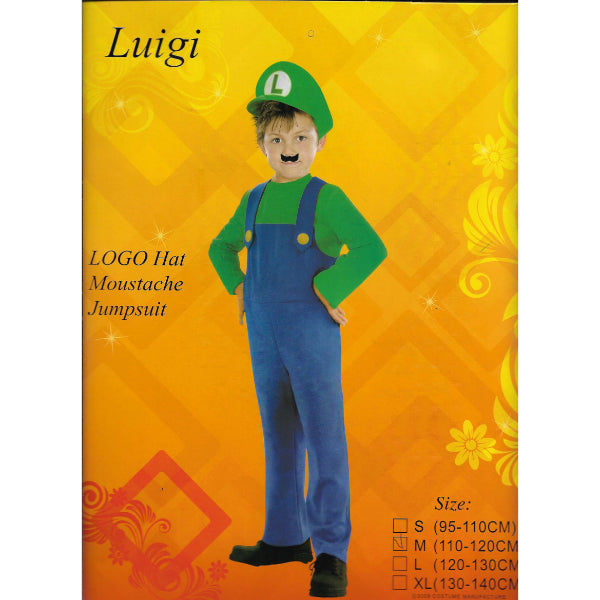 Super Mario Bros Luigi Toddler Costume