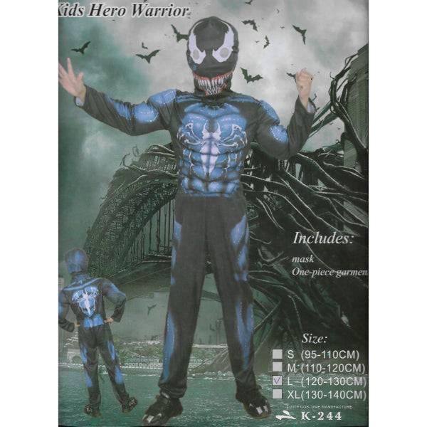 Kids Venom Superhero Costume