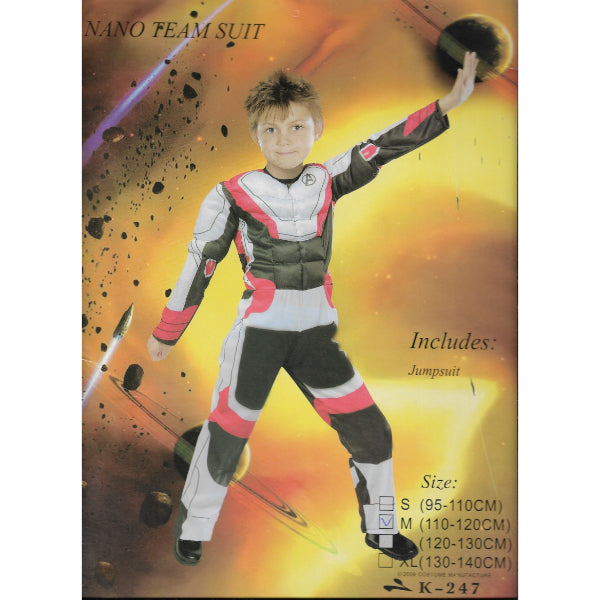 Avengers Time Travel Costume for Kids – Quantum Suit Superhero Outfit