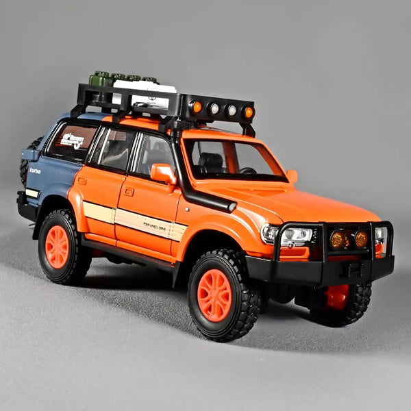 Toyota Land Cruiser LC80 Diecast Model 1:24 – Classic Off-Road SUV with Lights & Sound