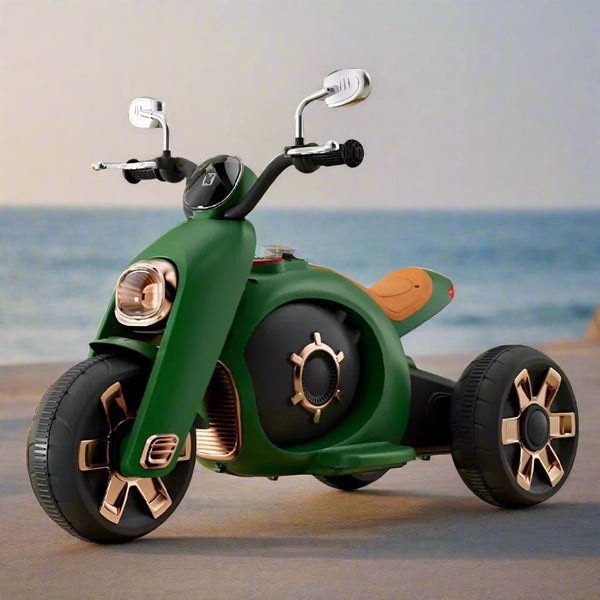 Dual Motor Stylish Kids Ride-On Bike