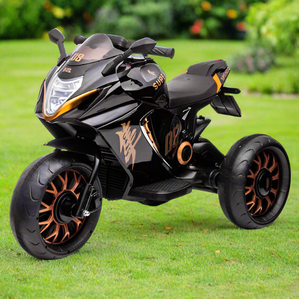 Hayabusa-Style 12V Kids Electric Motorbike with Dual 380*2 Motors