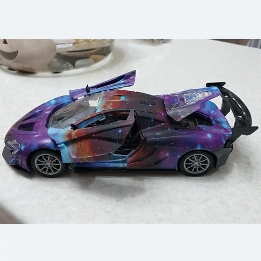 Remote Control McLaren RC Car with Smoke Effect & Openable Doors – Rechargeable Drift Racing Toy for Kids