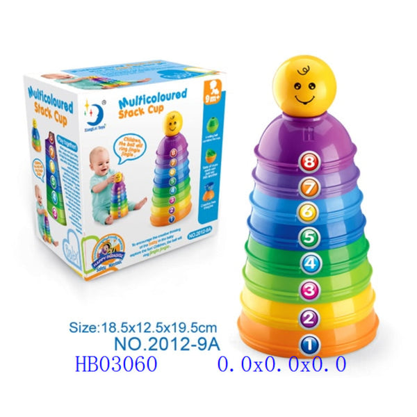 Multicolored Stacking Cups
