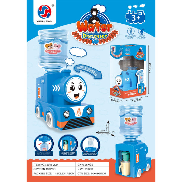 Pretend Play Mini Thomas the Train Water Dispenser for Kids