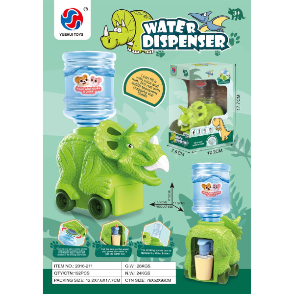 Pretend Play Mini Dino Water Dispenser for Kids