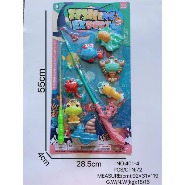 Fishing Game Toy Set - 9 Pcs/Set